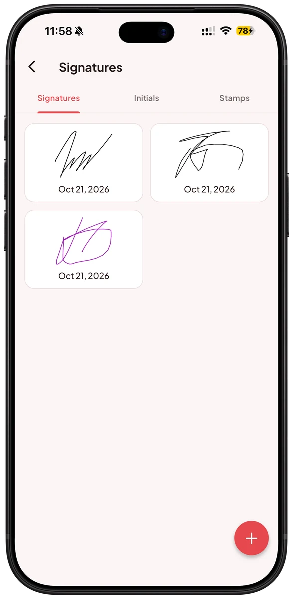Sign PDF in Scanpaper